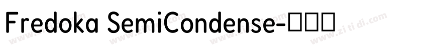 Fredoka SemiCondense字体转换